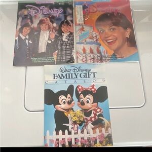 Disney Catalog Collection with Pink and Blue Covers